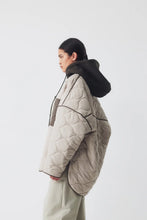 Load image into Gallery viewer, Ricochet Padded Flynn Jacket - Light Taupe Hyde Boutique
