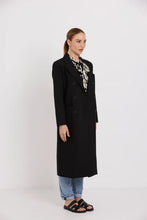 Load image into Gallery viewer, Tuesday Label Fox Coat - Black Suiting  Hyde Boutique   
