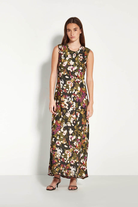 Juliette Hogan Fran Dress - Buttercup Floral Crepe Hyde Boutique
