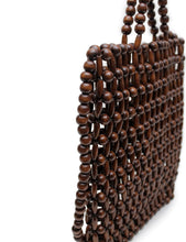 Load image into Gallery viewer, La Tribe Gia Beaded Tote Bag - Brown Hyde Boutique
