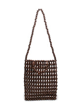 Load image into Gallery viewer, La Tribe Gia Beaded Tote Bag - Brown Hyde Boutique
