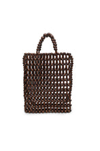 Load image into Gallery viewer, La Tribe Gia Beaded Tote Bag - Brown Hyde Boutique
