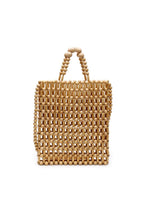 Load image into Gallery viewer, La Tribe Gia Beaded Tote Bag - Natural Hyde Boutique
