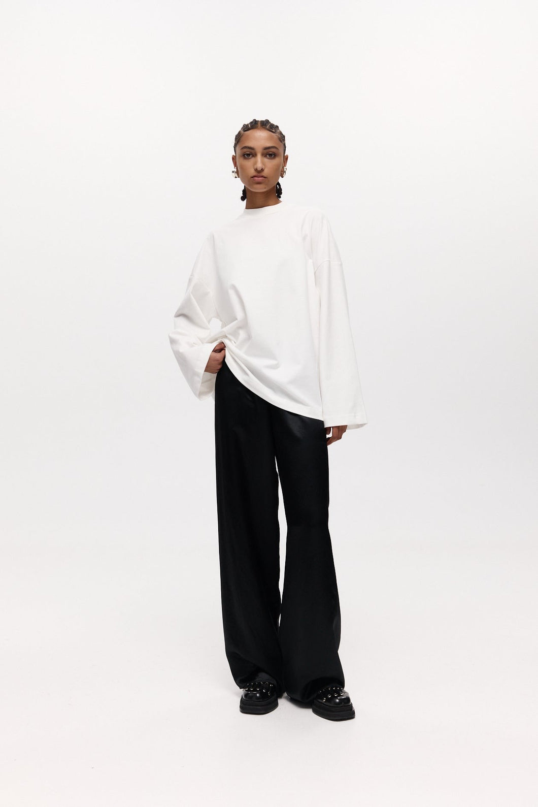 Harris Tapper Gibson Long Sleeve T-Shirt - White Hyde Boutique