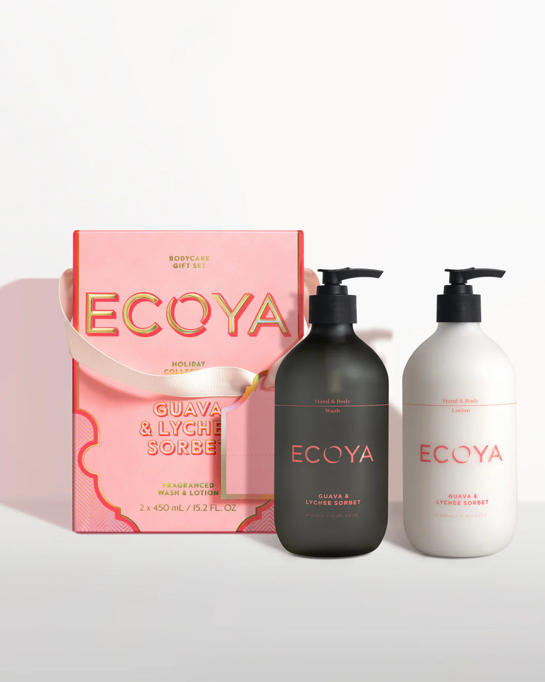 Ecoya Guava & Lychee Sorbet Body Duo Gift Set - Holiday Collection Hyde Boutique