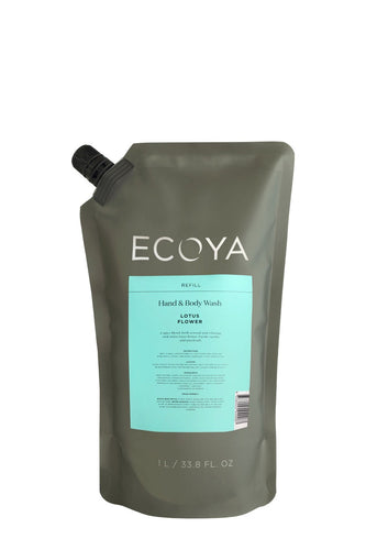 Ecoya Hand & Body Wash Refill - Lotus Flower Hyde Boutique