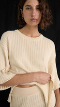 Load image into Gallery viewer, Staple The Label Harper Ribbed Knit Top - Vanilla Hyde Boutique
