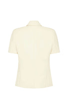 Load image into Gallery viewer, Harris Tapper Short Sleeve Bardot Blazer - Bone Hyde Boutique
