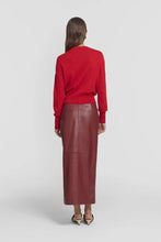 Load image into Gallery viewer, Viktoria &amp; Woods Hart Merino Cardigan - Fire Red Hyde Boutique
