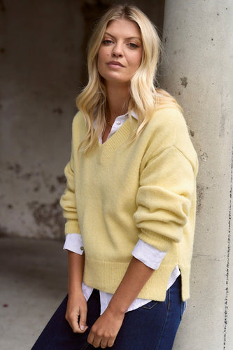 Ivy + Jack Harvest V Neck Knit Jumper - Butter Hyde Boutique