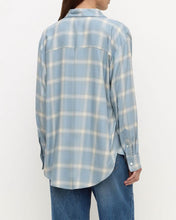Load image into Gallery viewer, Assembly Label Womens Luka Japanese Shirt - Steel Blue Check Hyde Boutique
