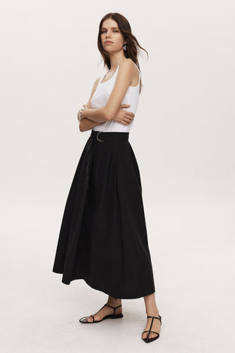 Marle Henry Skirt - Black  Hyde Boutique   