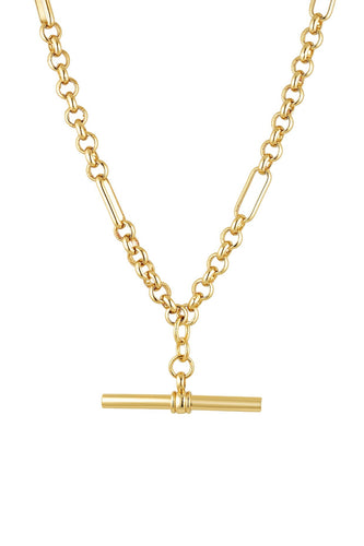 Porter Heritage T-Bar Necklace - Gold Hyde Boutique