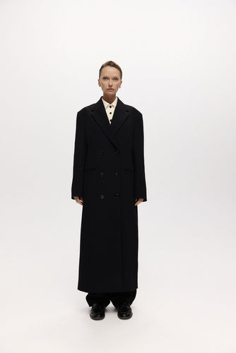 Harris Tapper Long Egon Coat - Black Hyde Boutique