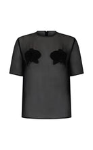 Load image into Gallery viewer, Harris Tapper Ophelia Tee - Black Organza Hyde Boutique
