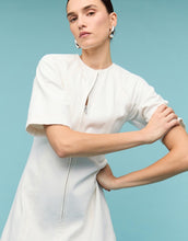 Load image into Gallery viewer, Staple The Label Zenith Denim Mini Dress - Off White Hyde Boutique

