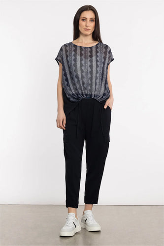 Repertoire Hugo Cropped Pant - Navy  Hyde Boutique   