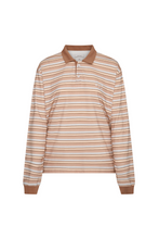 Load image into Gallery viewer, Commonplace Common Polo - Muted Sunset Stripe Hyde Boutique
