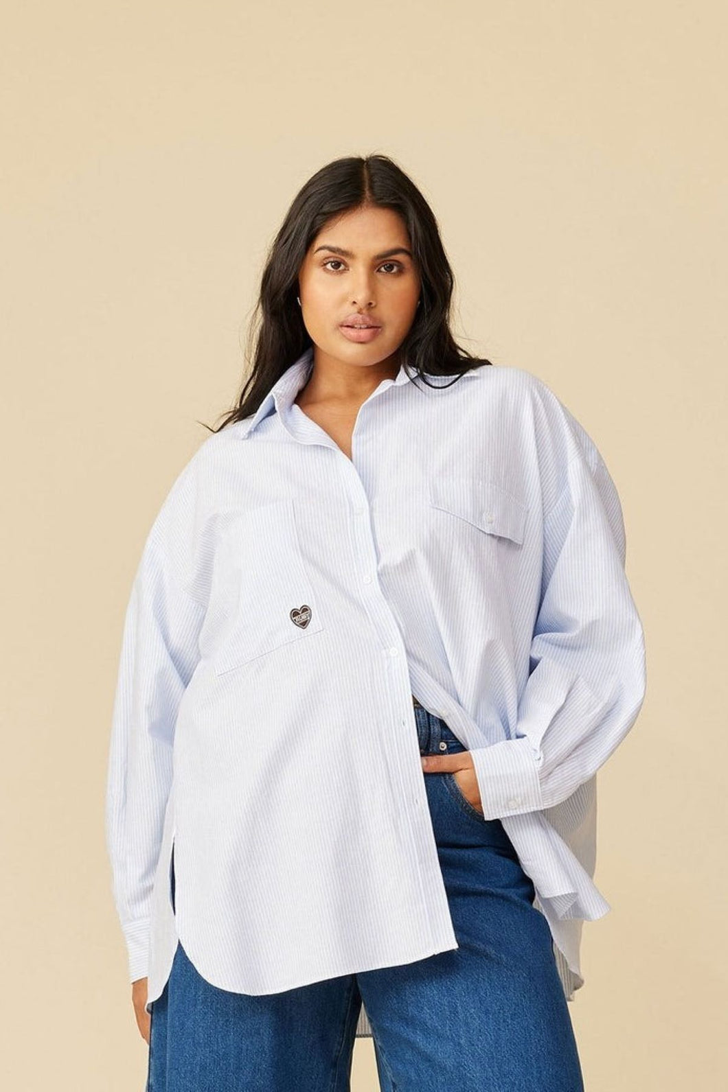 Ruby Icon Shirt - Blue Stripe Hyde Boutique