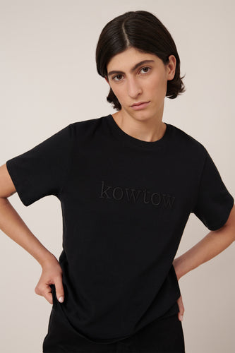 Kowtow Identity Tee - Black Hyde Boutique