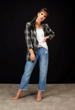 Load image into Gallery viewer, Drama the Label Straight Leg Raw Crop - Denim Blue  Mrs Hyde Boutique   

