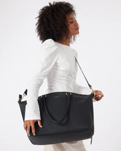 Load image into Gallery viewer, Saben Roma Carry All - Black + Chain Print Roma carry all baby bag Saben   

