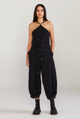 Taylor Long Extension Tank - Black  Hyde Boutique   