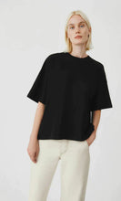 Load image into Gallery viewer, Kowtow Oversized Boxy Tee - Black Shirts &amp; Tops Kowtow   
