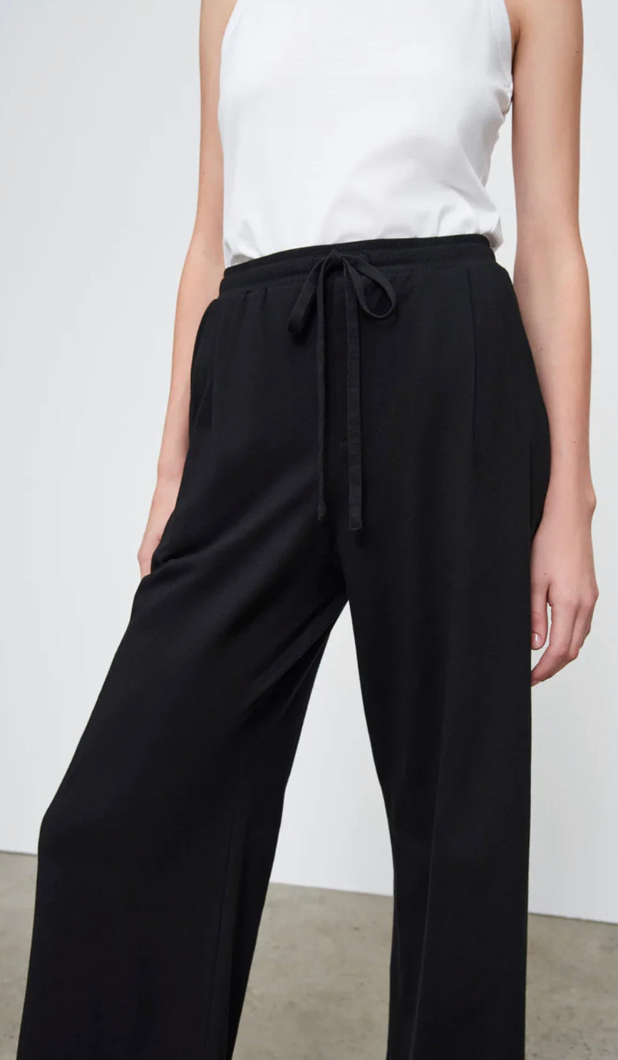 Kowtow Wide Leg Pant in Black