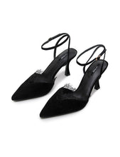 Load image into Gallery viewer, La Tribe Indy Heel - Black Lace Hyde Boutique
