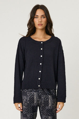 Remain Ivy Cardigan - Black Hyde Boutique