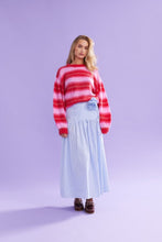 Load image into Gallery viewer, Ruby Josie Sweater - Pink / Red Stripe Hyde Boutique
