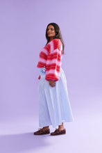 Load image into Gallery viewer, Ruby Josie Sweater - Pink / Red Stripe Hyde Boutique
