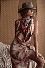 Load image into Gallery viewer, FAR MER. by Whitney King of Your Rodeo Large Silk Scarf - Multi Hyde Boutique
