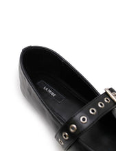 Load image into Gallery viewer, La Tribe Eilwen Ballet Flat - Black/Silver  Hyde Boutique   
