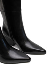 Load image into Gallery viewer, La Tribe Leone Knee High Boot - Black Hyde Boutique

