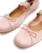 Load image into Gallery viewer, La Tribe Ballet Flat - Pink Satin Hyde Boutique
