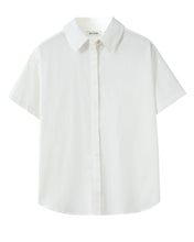 Load image into Gallery viewer, Dear Dylan Lawn Oversized Shirt - Blanc  Hyde Boutique   
