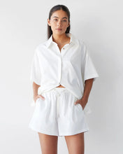 Load image into Gallery viewer, Dear Dylan Lawn Toggle Short - Blanc  Hyde Boutique   
