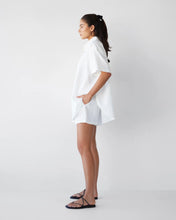 Load image into Gallery viewer, Dear Dylan Lawn Toggle Short - Blanc  Hyde Boutique   
