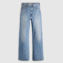 Load image into Gallery viewer, Levi's Ribcage Wide Leg Jeans in Not The Same wash, flat lay front
