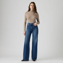 Load image into Gallery viewer, Levi's Ribcage Wide Leg Jeans in Maybe Anywhere wash, front view on model
