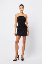 Load image into Gallery viewer, Mossman Linear Mini Dress - Black  Hyde Boutique   
