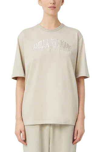 Camilla and Marc Liona Graphic Tee - Oyster | PRE ORDER Arriving 9th May Hyde Boutique