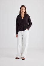 Load image into Gallery viewer, Laing Liv V Neck Cardigan - Chocolate Hyde Boutique
