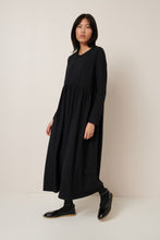 Load image into Gallery viewer, Kowtow Long Sleeve Gather Dress - Black Hyde Boutique
