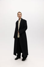 Load image into Gallery viewer, Harris Tapper Long Egon Coat - Black Hyde Boutique
