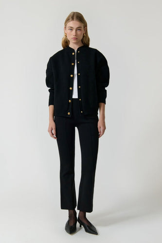 ONTE Lucia Bomber - Black Hyde Boutique