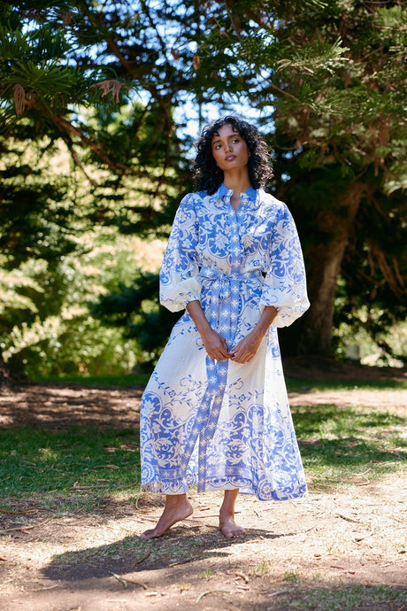 Aston Studio Lucille Dress - Antique Royal | PRE ORDER Arriving mid August Hyde Boutique