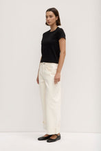 Load image into Gallery viewer, Assembly Label Lyla Cap Sleeve Tee - Black Hyde Boutique
